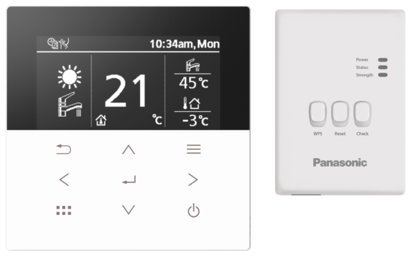 Kontroler žičani za toplotnu pumpu Panasonic - monoblok M-Gen  CZ-RTW2TAW1C